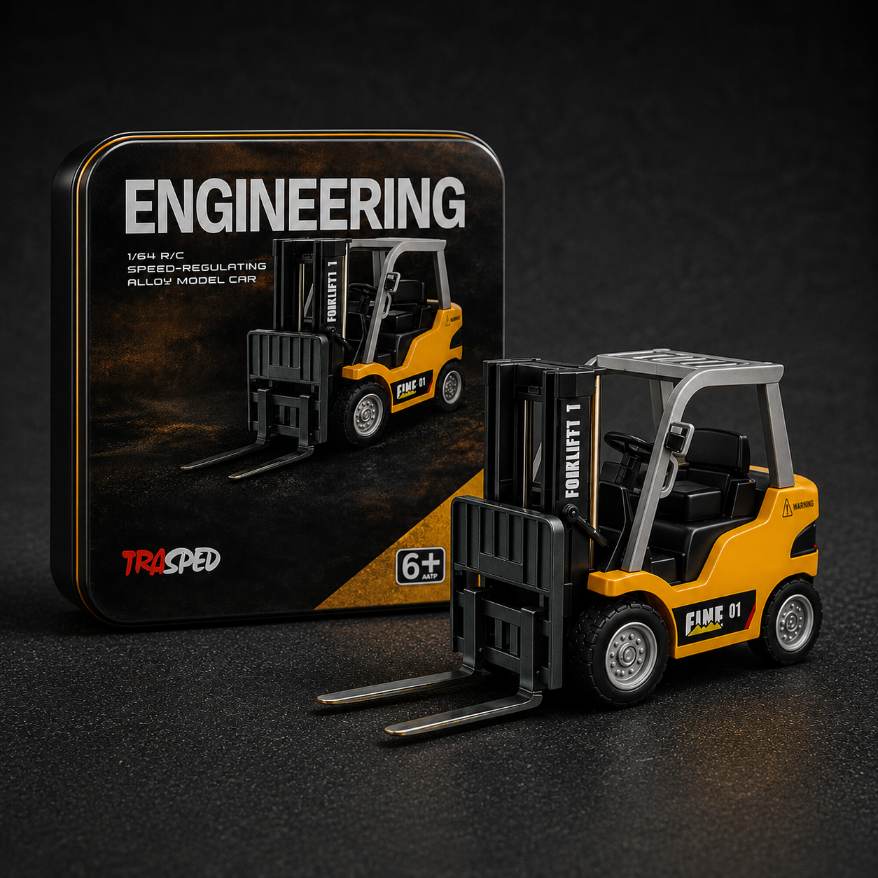 Remote Control Engineering 1:64 Remote Control Alloy Construction Vehicle ( Set of 3)