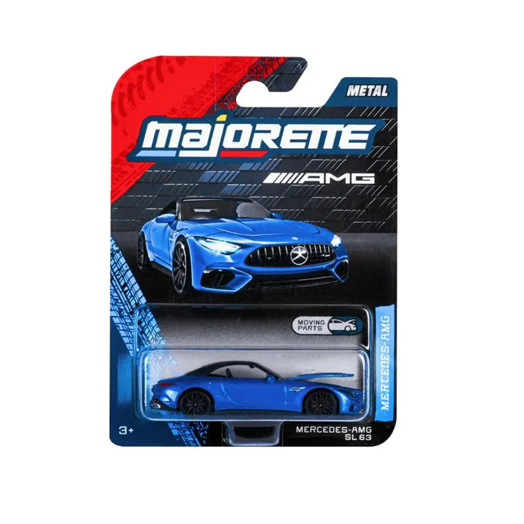 Majorette Mercedes-AMG Premium Car with Freewheel and Opening Parts Car Model - Mercedes-AMG SL 63
