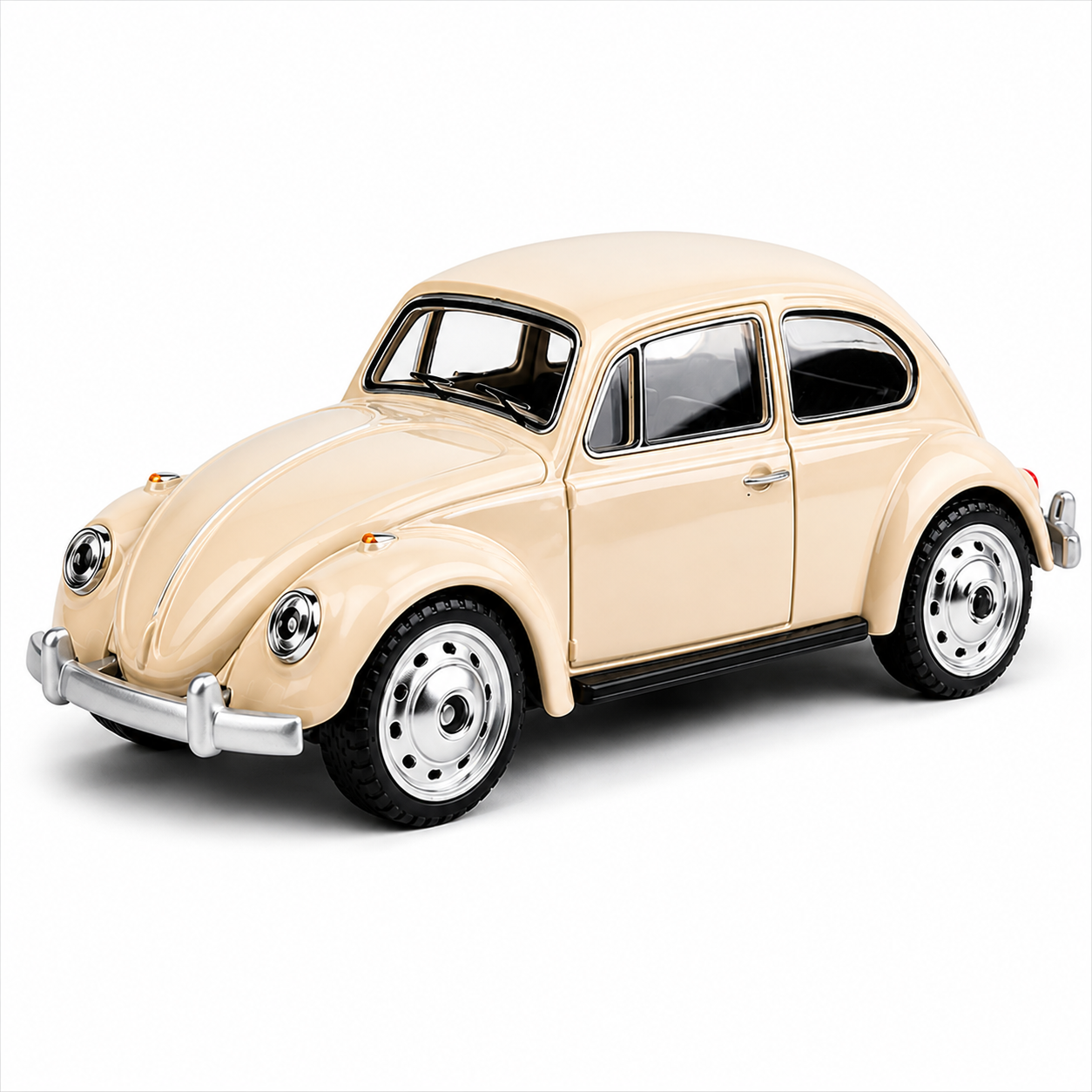 CCA 1:64 Classic Volkswagen Beetle Diecast Model – Vintage Alloy Car with Suspension