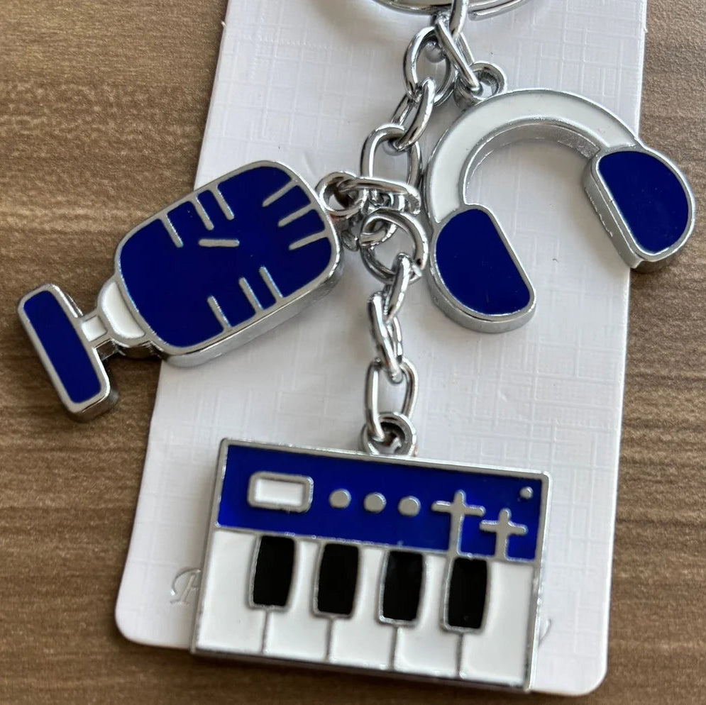 Music Lover Metal Keychain