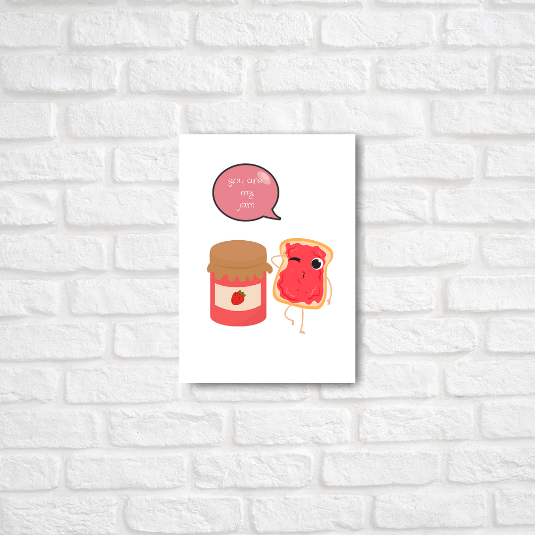 Bread And Jam Card - ThePeppyStore