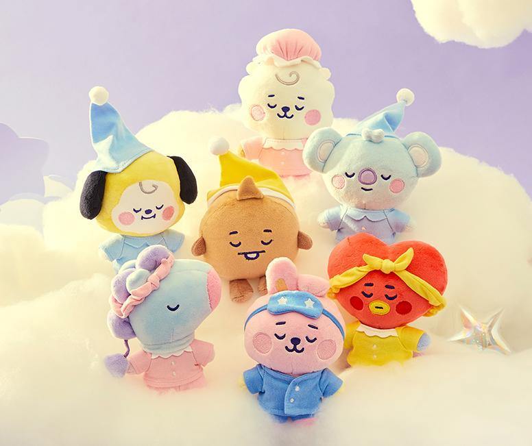 BT21 Plushies - Dreamy - 12 cm ( Choose From Drop Down) - ThePeppyStore