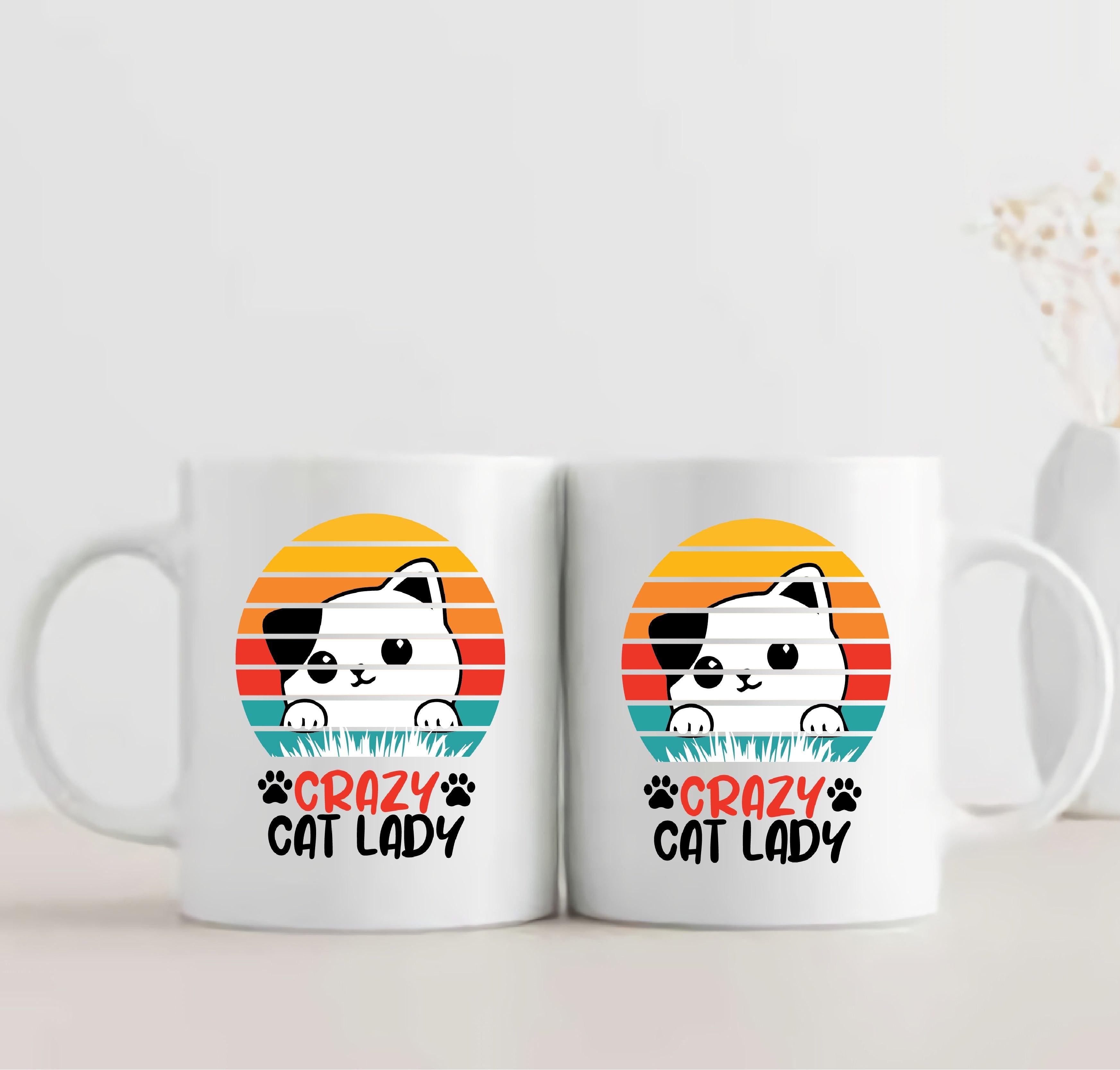 CRAZY CAT CERAMIC MUG - ThePeppyStore