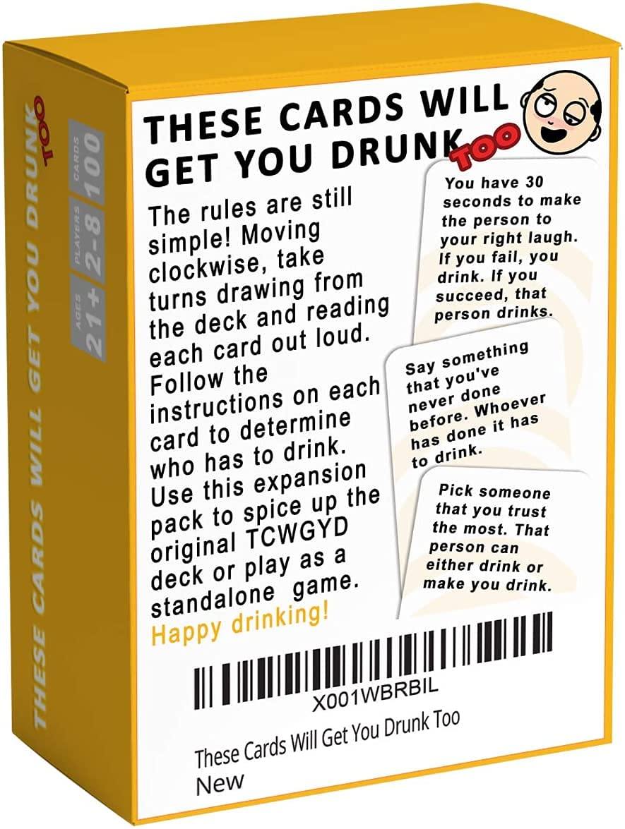 These cards will get you drunk too- Drinking Card Game - ThePeppyStore