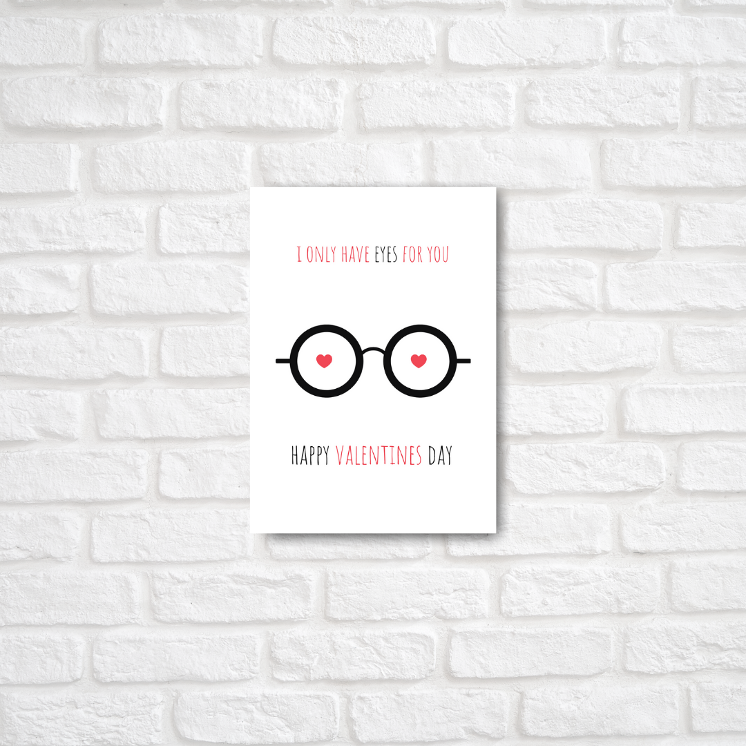 I Only Have Eyes For You Card - ThePeppyStore