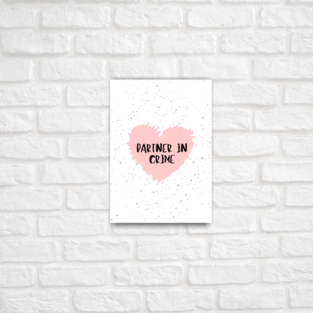 Partner In Crime Card - ThePeppyStore