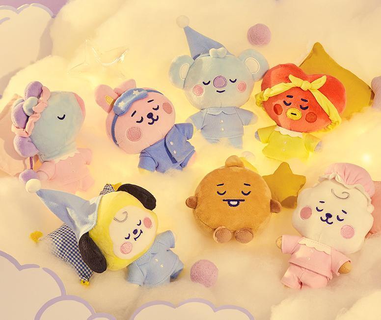 BT21 Plushies - Dreamy - 12 cm ( Choose From Drop Down) - ThePeppyStore