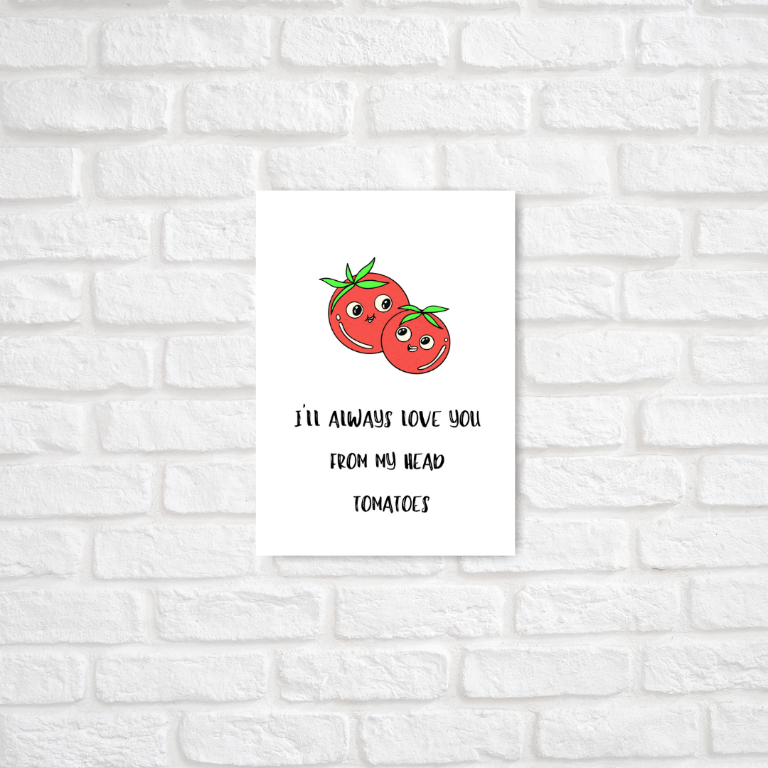 Tomatoes Card - ThePeppyStore