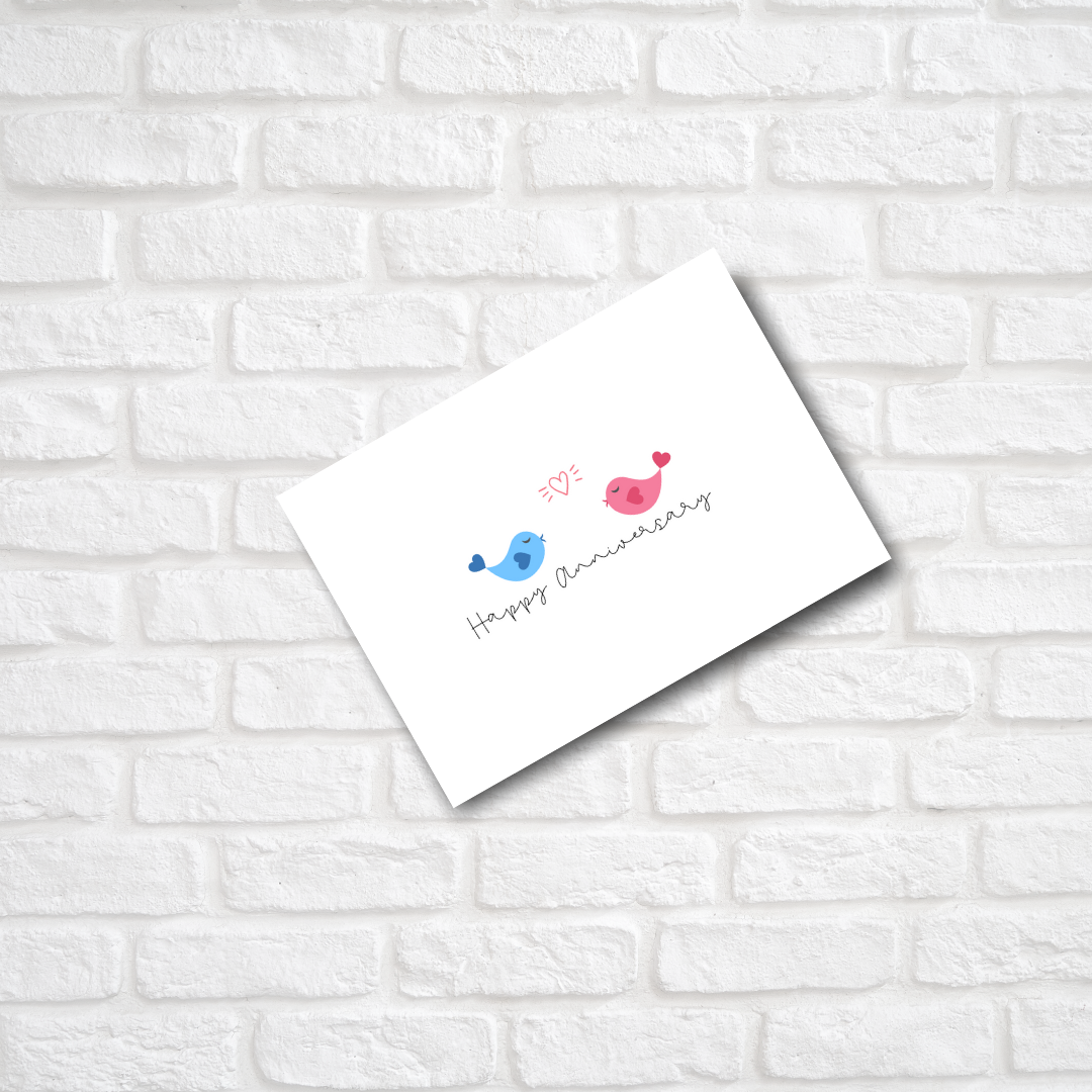 Happy Anniversary Card - ThePeppyStore