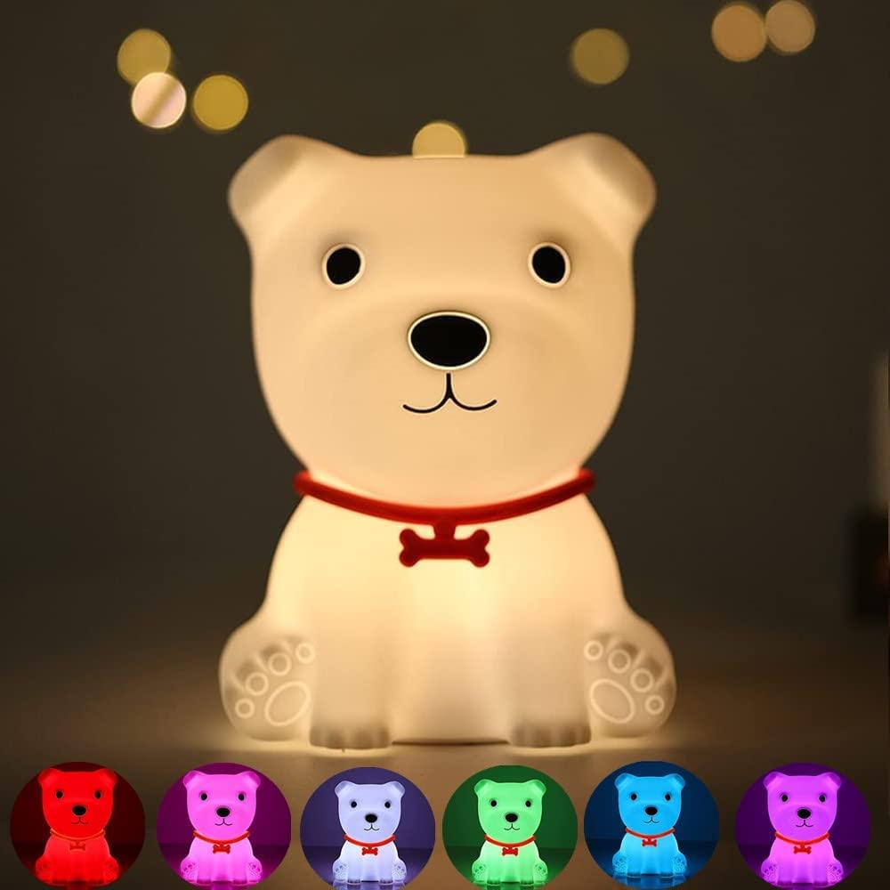 Cute Puppy Silicon Touch Lamp - ThePeppyStore