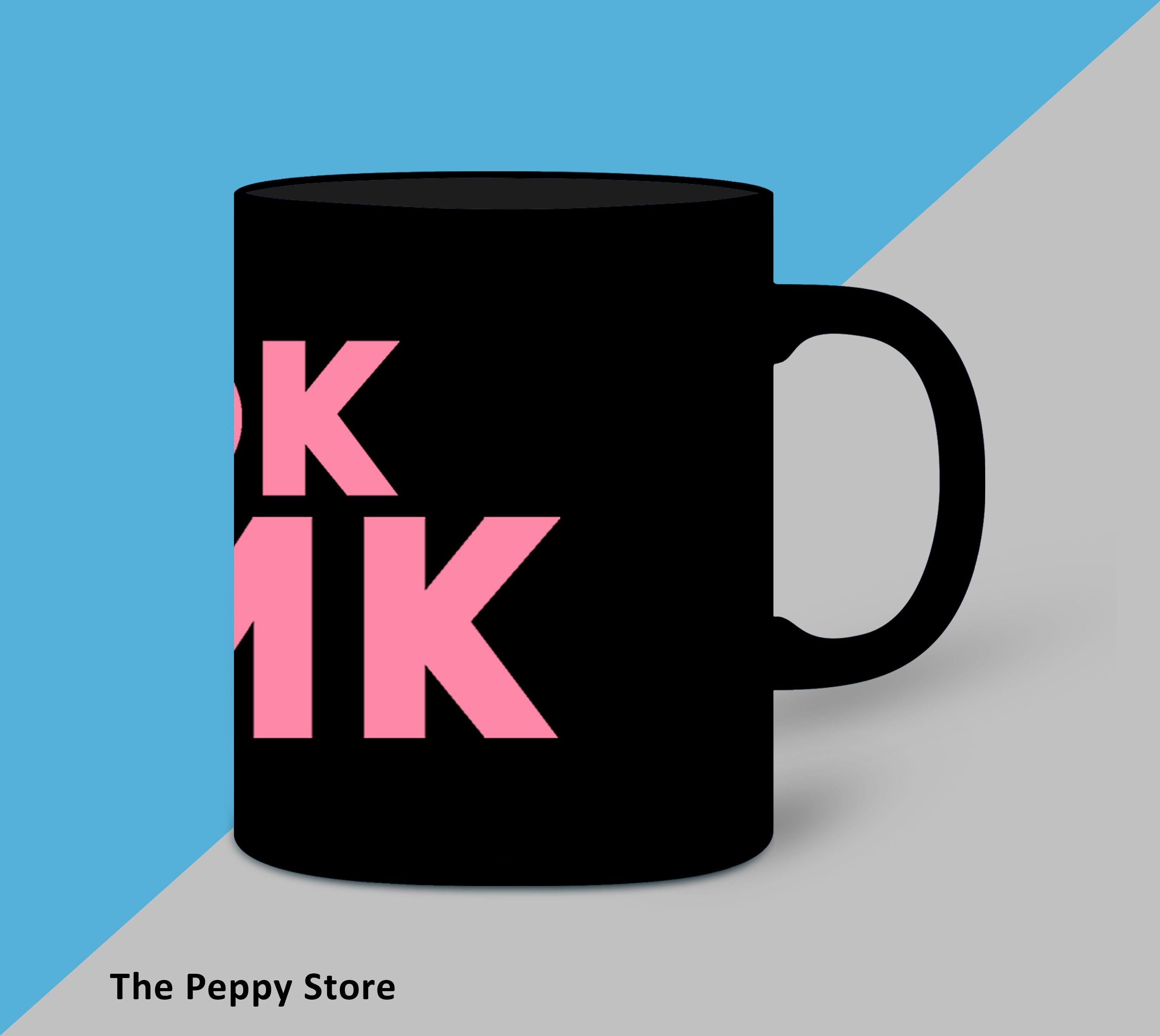 Black Pink Black Mug - ThePeppyStore