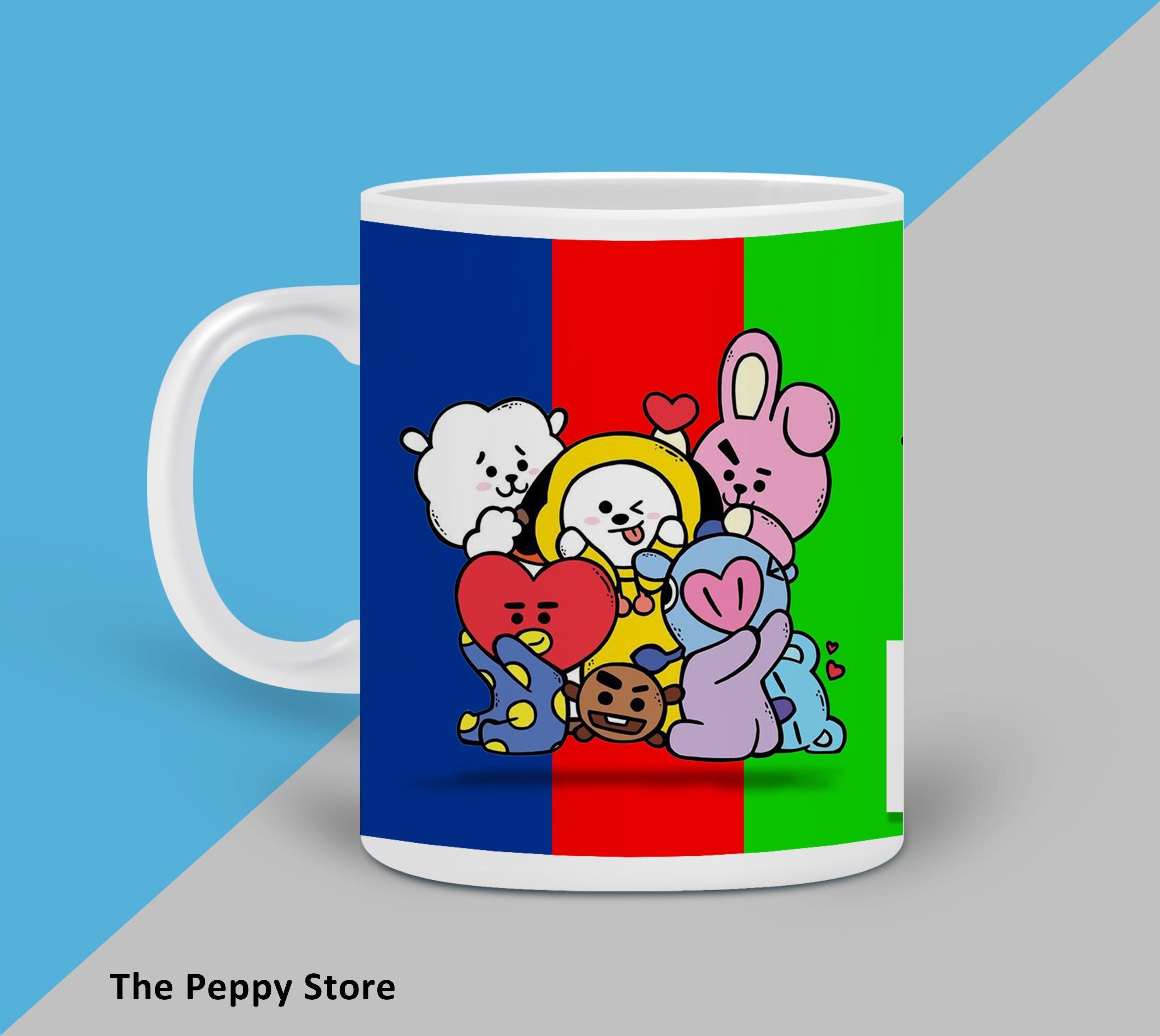 BT21 Funny White MUG - ThePeppyStore