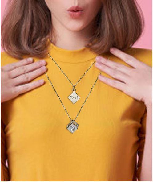 Name Engraved Ladies Pendant (NO COD ALLOWED) - ThePeppyStore