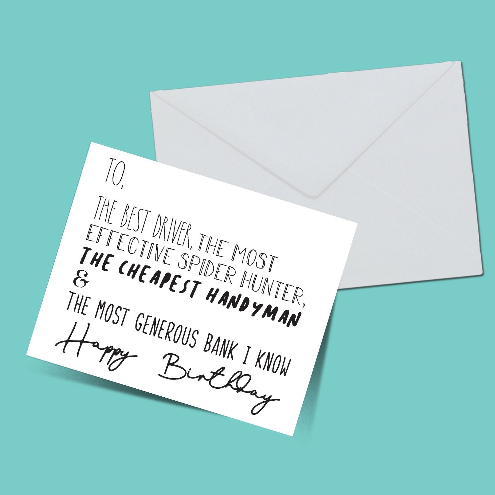 Happy birthday dad card - ThePeppyStore