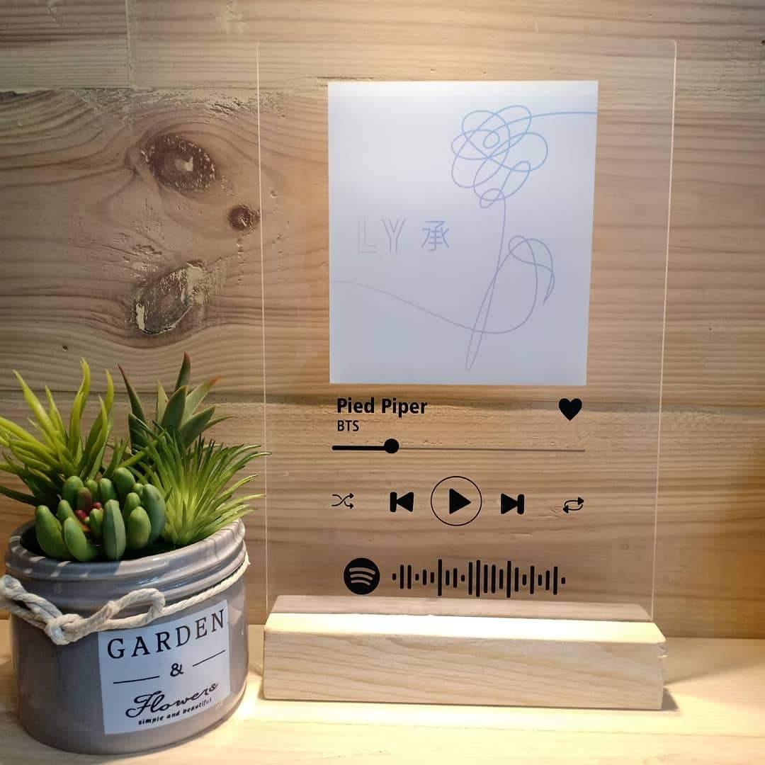 PERSONALISED SPOTIFY ACRYLIC MUSIC PLAQUE ( COD NOT ALLOWED ON THIS PRODUCT ) - ThePeppyStore