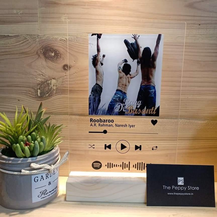 PERSONALISED SPOTIFY ACRYLIC MUSIC PLAQUE ( COD NOT ALLOWED ON THIS PRODUCT ) - ThePeppyStore