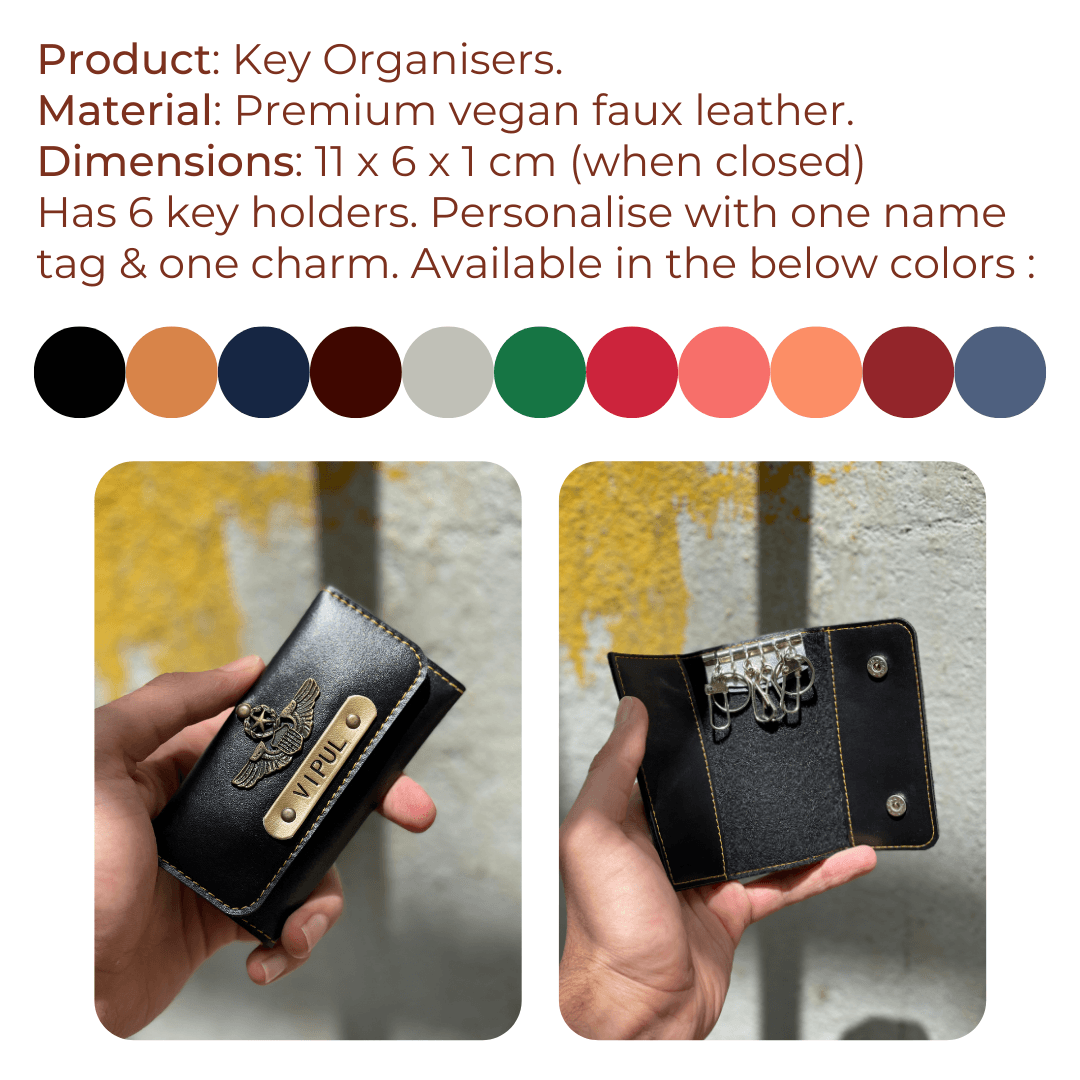Personalised Key Organiser ( No Cash On delivery Allowed on this Product ) - ThePeppyStore