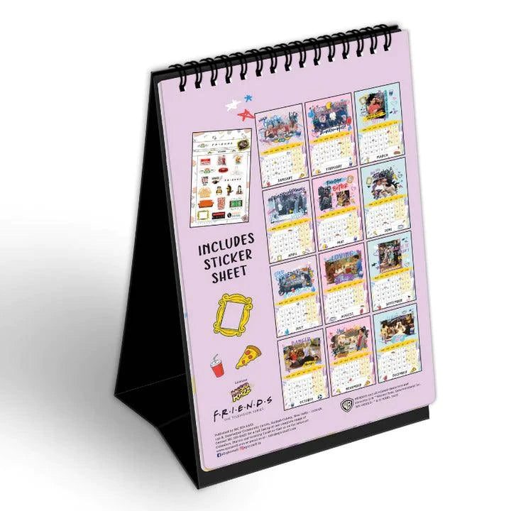 Friends Themed Desk Calendar 2023 - With Sticker Sheet - ThePeppyStore
