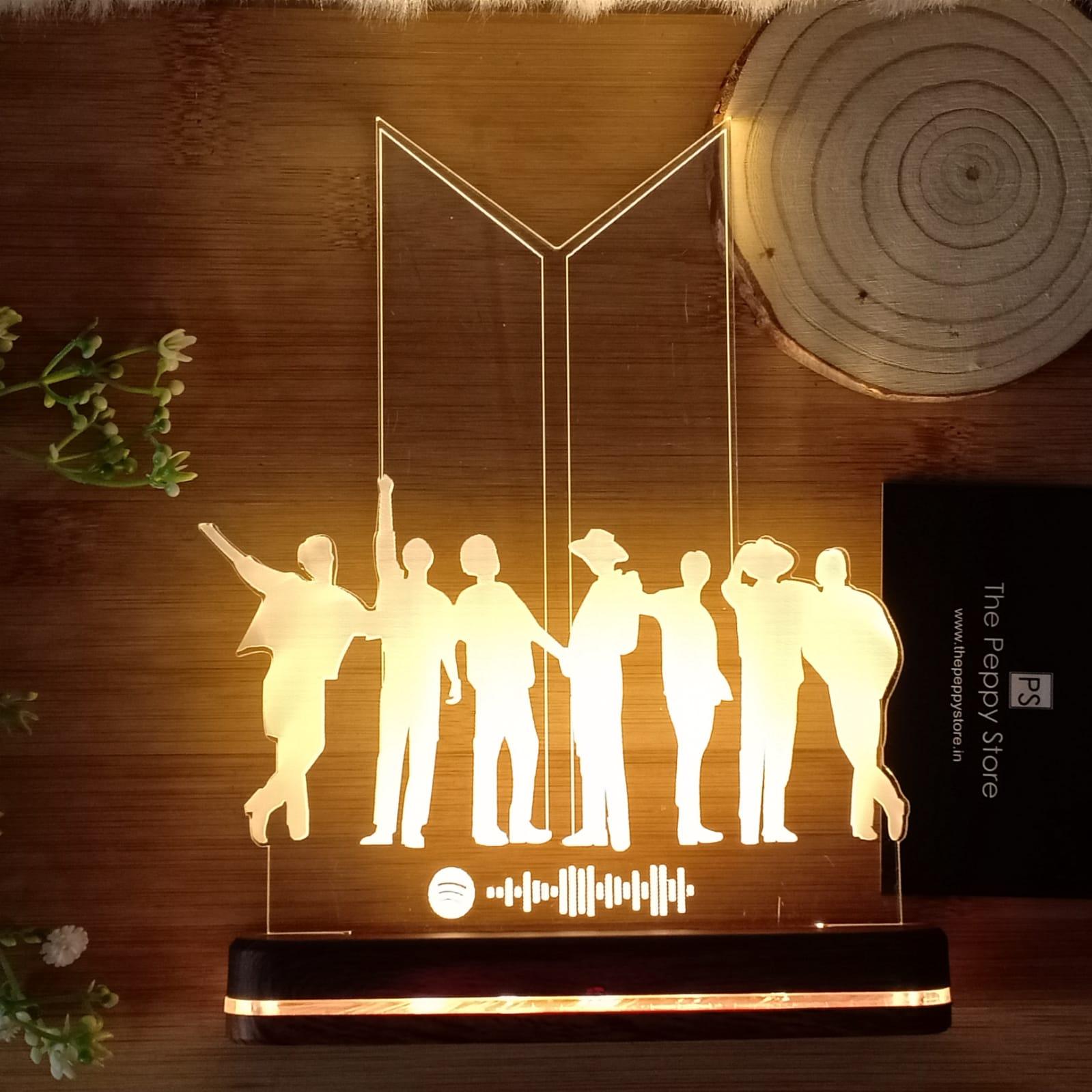 Permission To Dance - Music Plaque With Led Lamp - ThePeppyStore