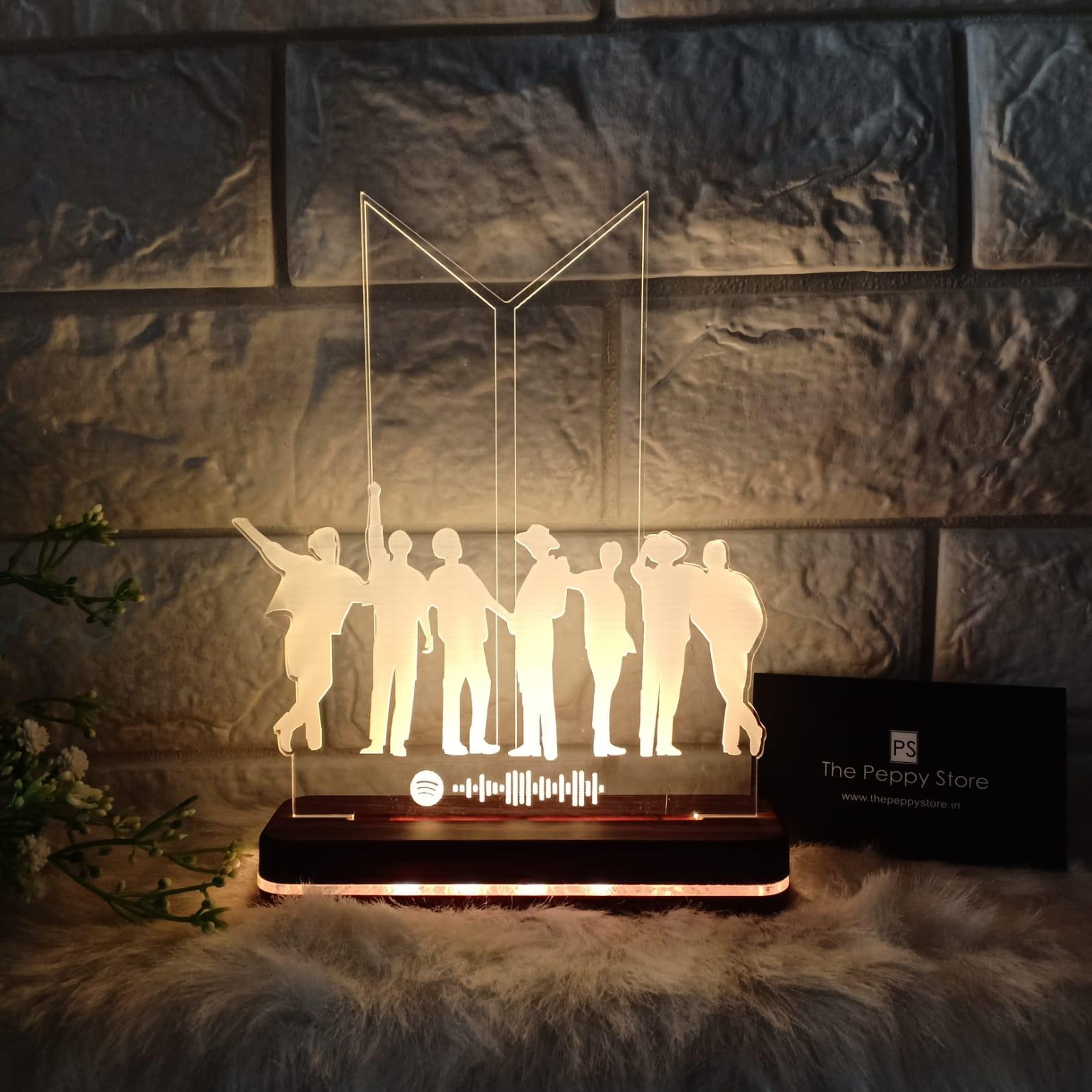 Permission To Dance - Music Plaque With Led Lamp - ThePeppyStore