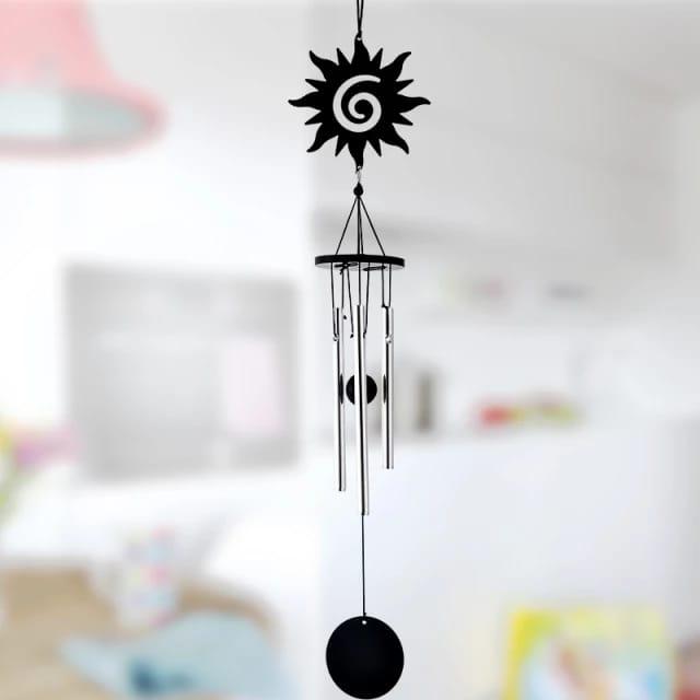 Black Natural Melody Wind Chime (Choose From Drop Down) - ThePeppyStore