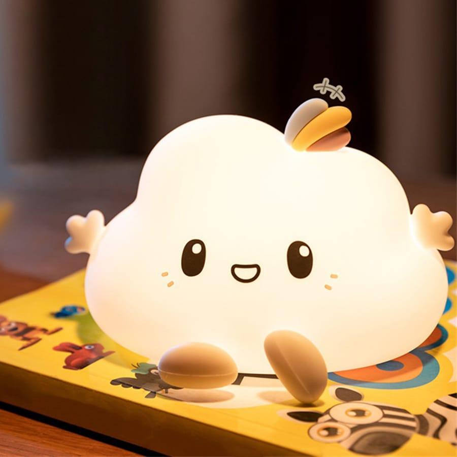 Cute Cloud Silicone Touch Lamp - Chargeable - ThePeppyStore
