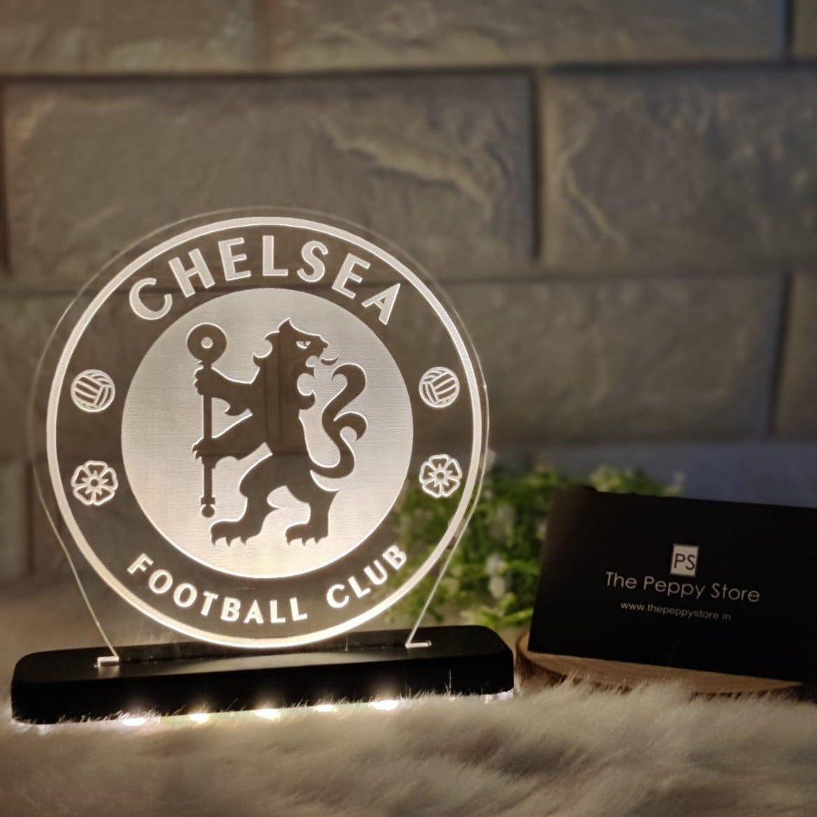 Chelsea Led Plaque with Led Stand ThePeppyStore