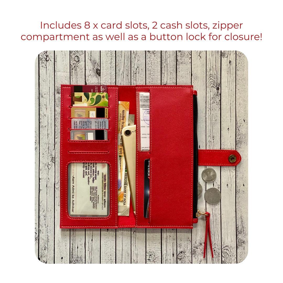 Personalised Ladies Wallets 3.0 ( No CASH ON DELIVERY allowed on this product ) - ThePeppyStore