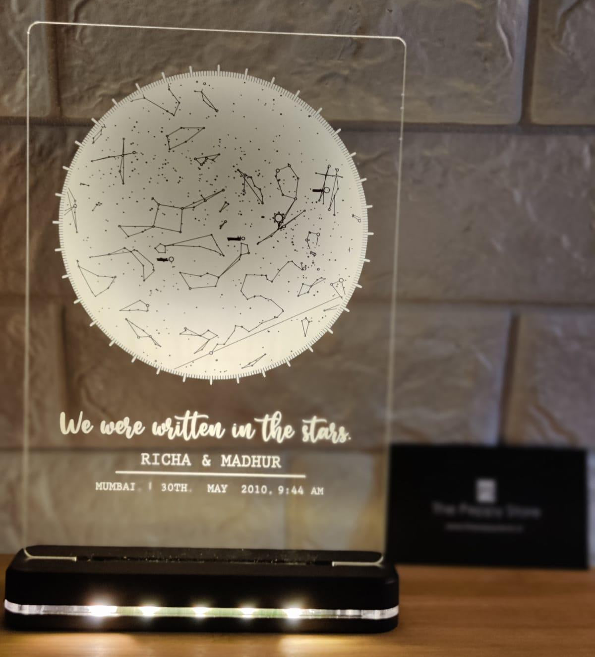 Personalized Anniversary LED Star map ( NO COD ALLOWED ON THIS PRODUCT ) - ThePeppyStore