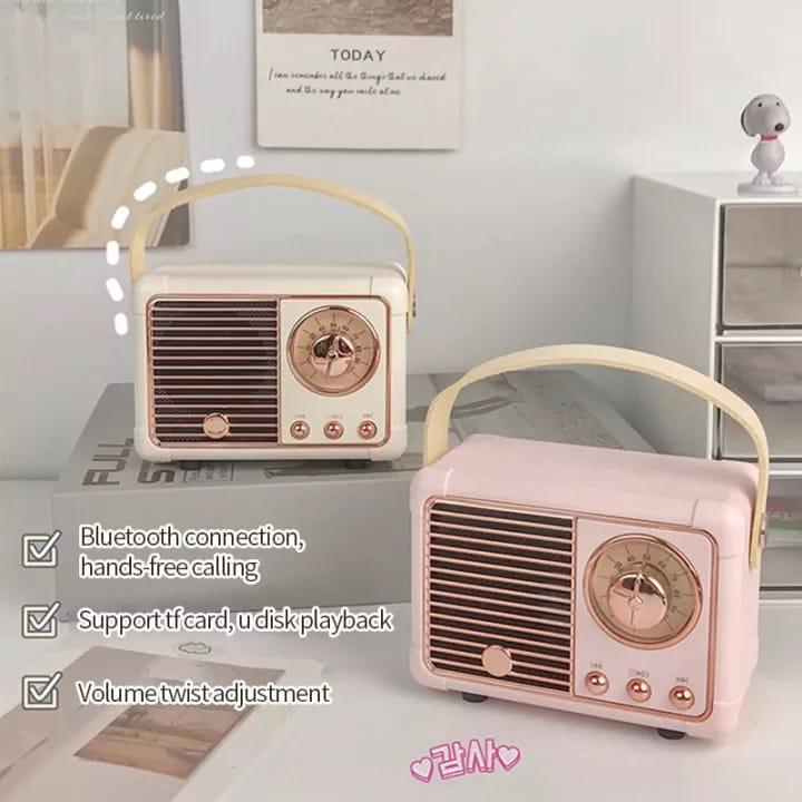 Aesthetic Retro Bluetooth Speaker (Select From DropDown) - ThePeppyStore