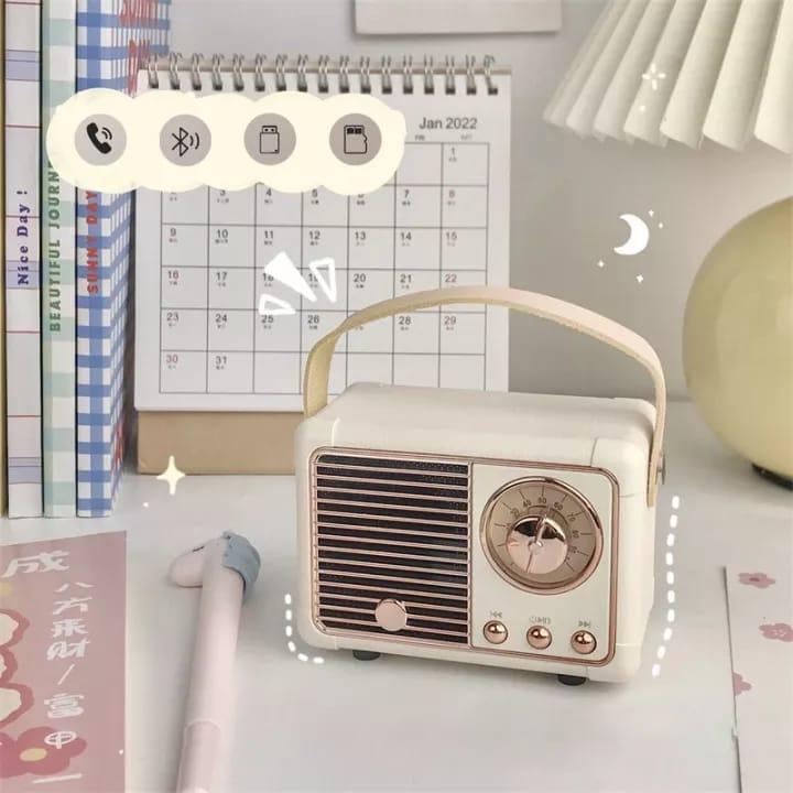 Aesthetic Retro Bluetooth Speaker (Select From DropDown) - ThePeppyStore
