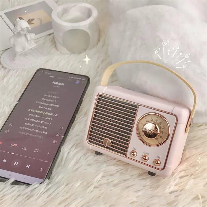 Aesthetic Retro Bluetooth Speaker (Select From DropDown) - ThePeppyStore