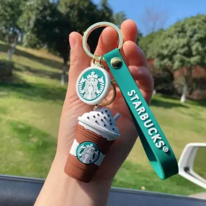 Cute Coffee Cup Keychain + Bag charm + Strap (Choose from Drop Down Menu) - ThePeppyStore