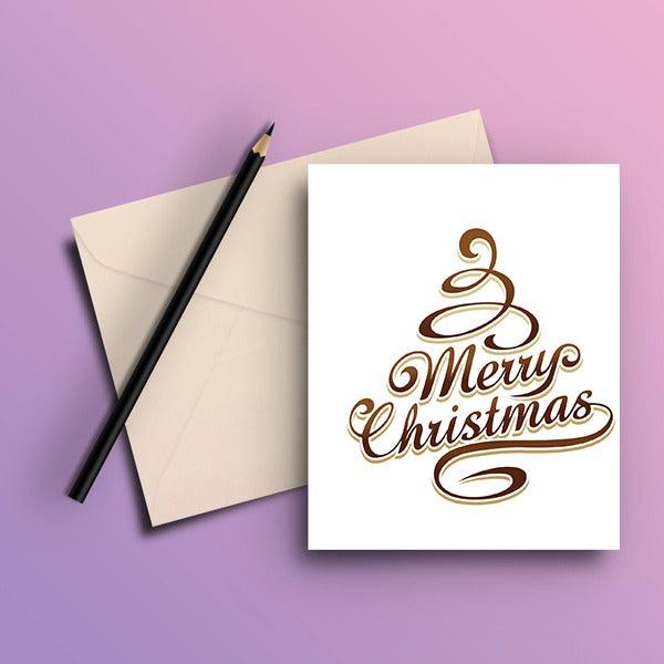 Merry Christmas Greeting Card - ThePeppyStore