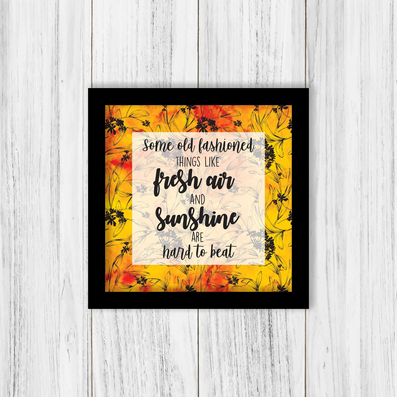 Old fashion things Frame - ThePeppyStore