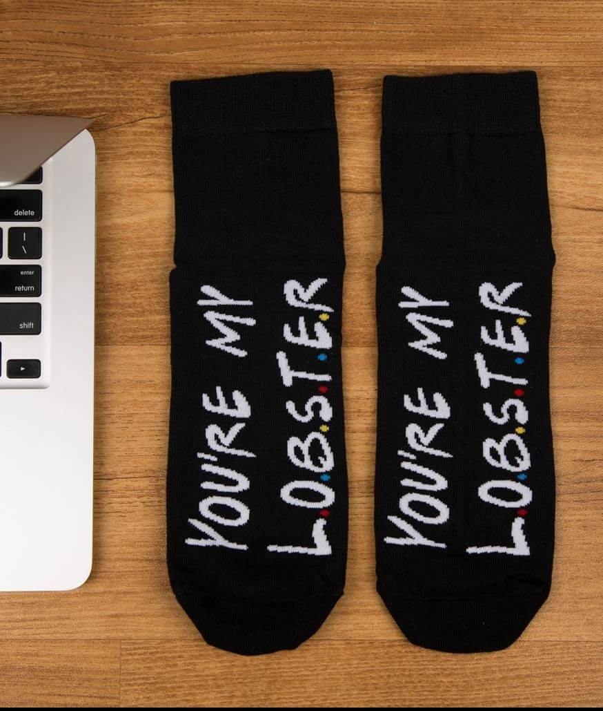 YOU'RE MY LOBSTER Socks - ThePeppyStore