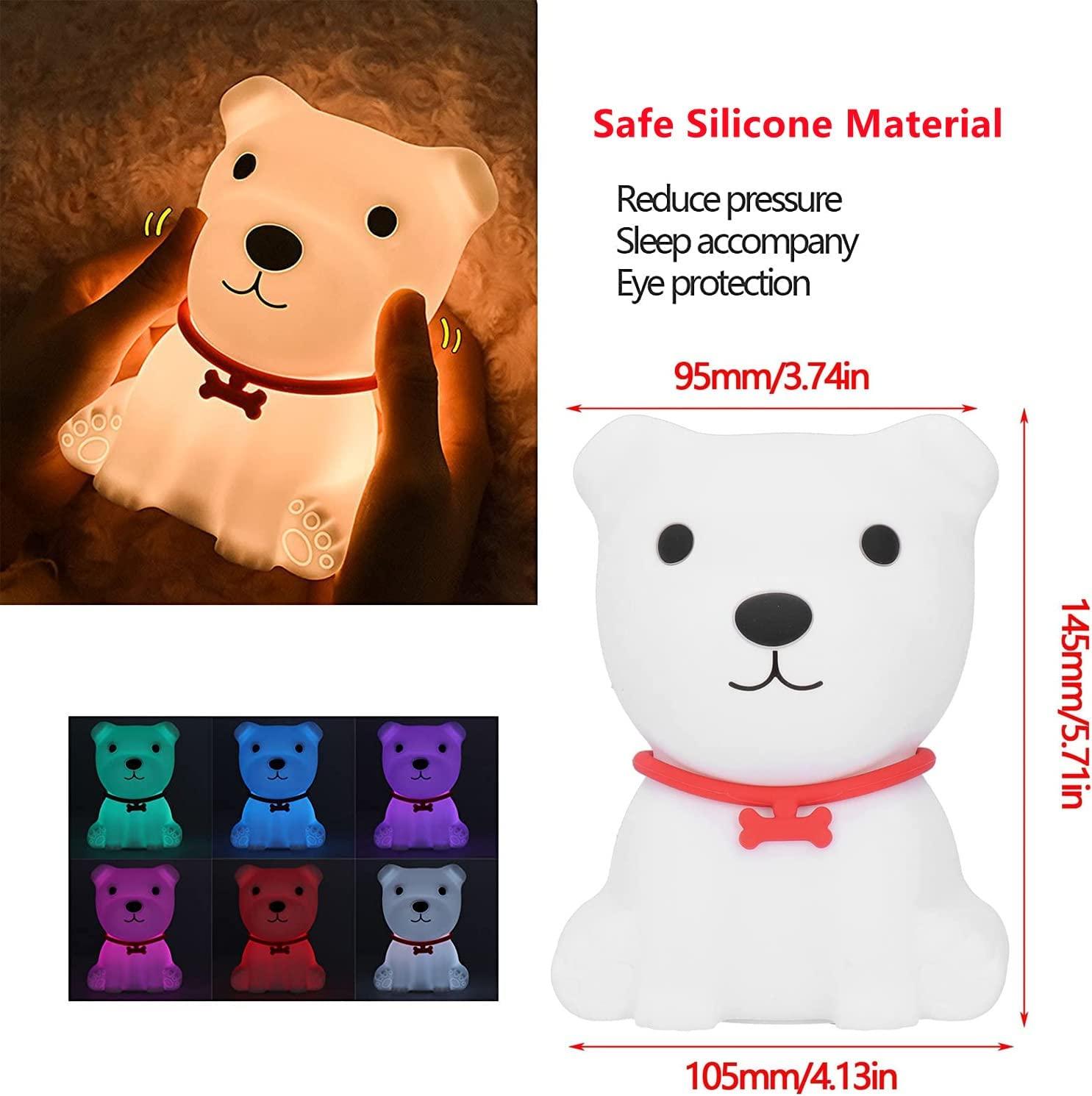 Cute Puppy Silicon Touch Lamp - ThePeppyStore