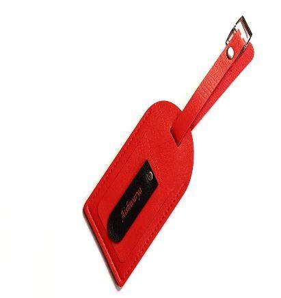Red Bag Tag Engraved - NO COD - ThePeppyStore