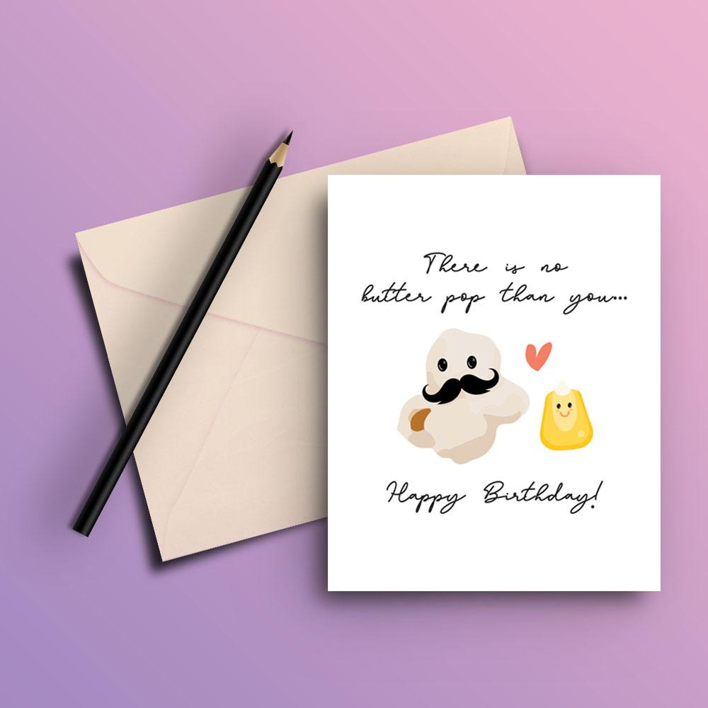 Butter pop card - ThePeppyStore