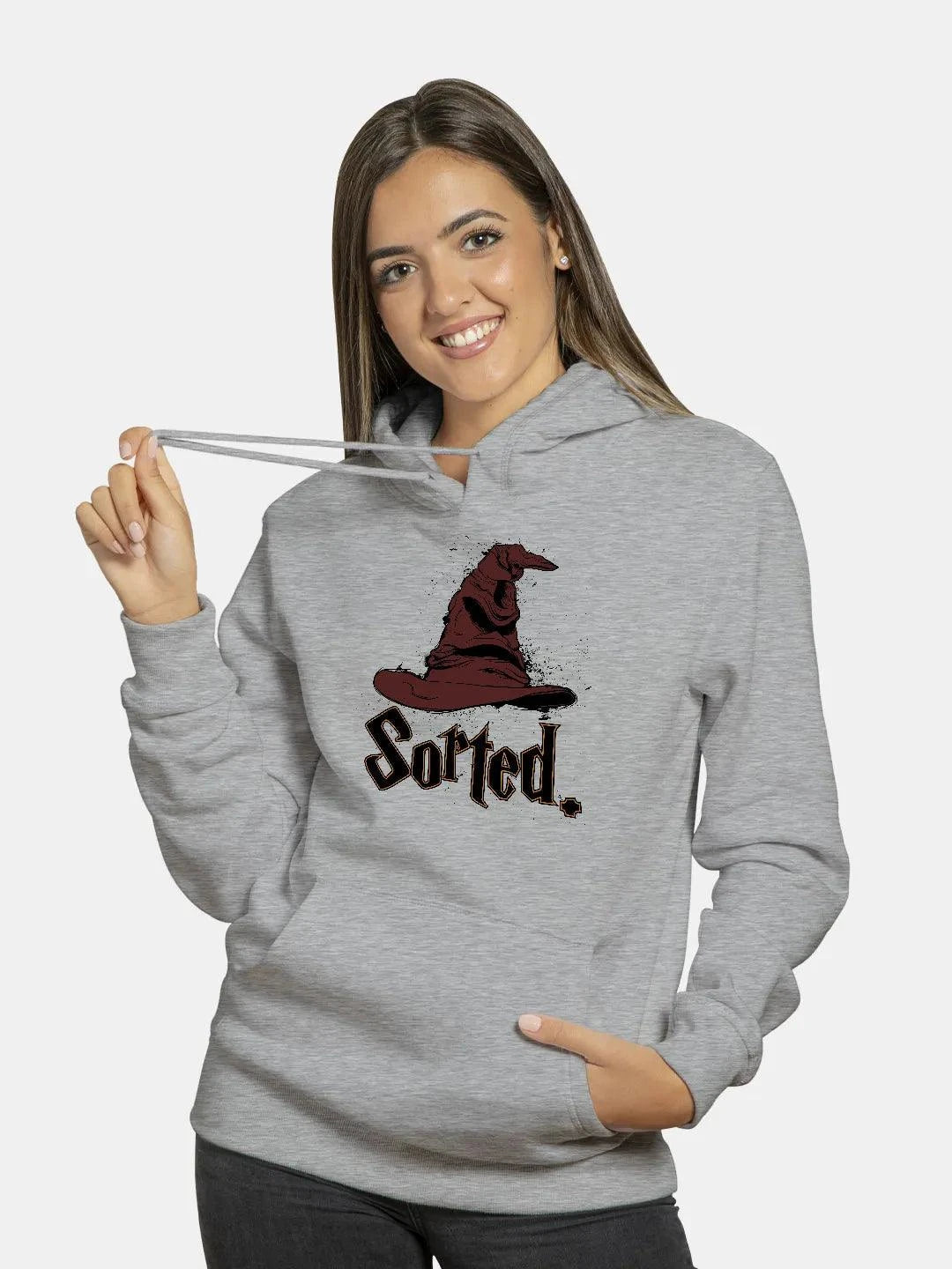 Sorted Womens Hoodie Grey Colour No Cod Allowed On This Product Pre