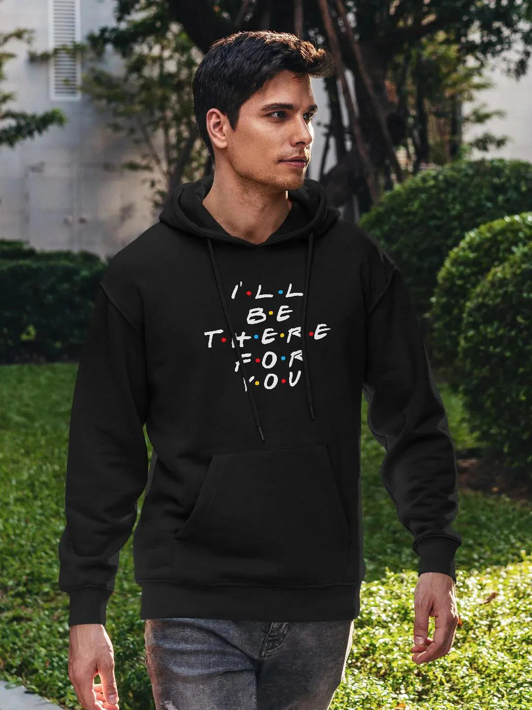 Friends I ll Be there For You Mens Hoodie Black Colour No Cod Allowed On This Product Prepaid Orders Only