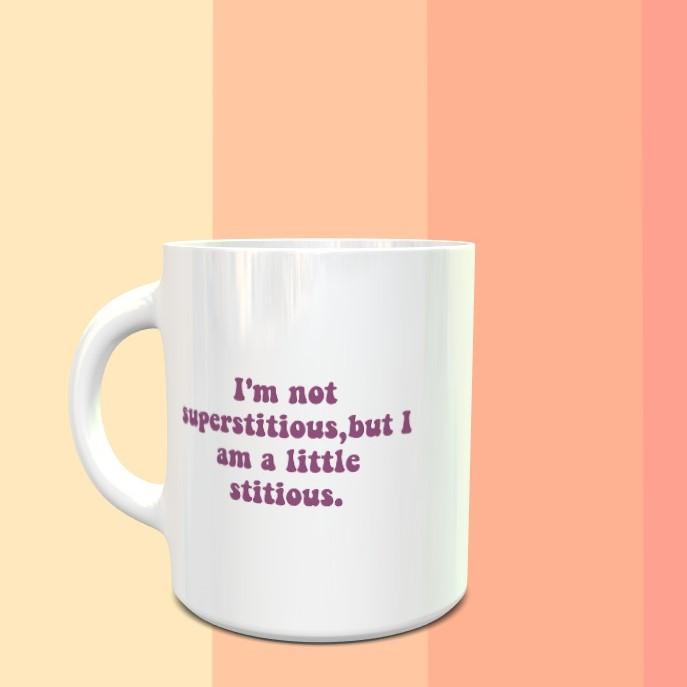 I'm Not Superstitious The Office Mug - ThePeppyStore