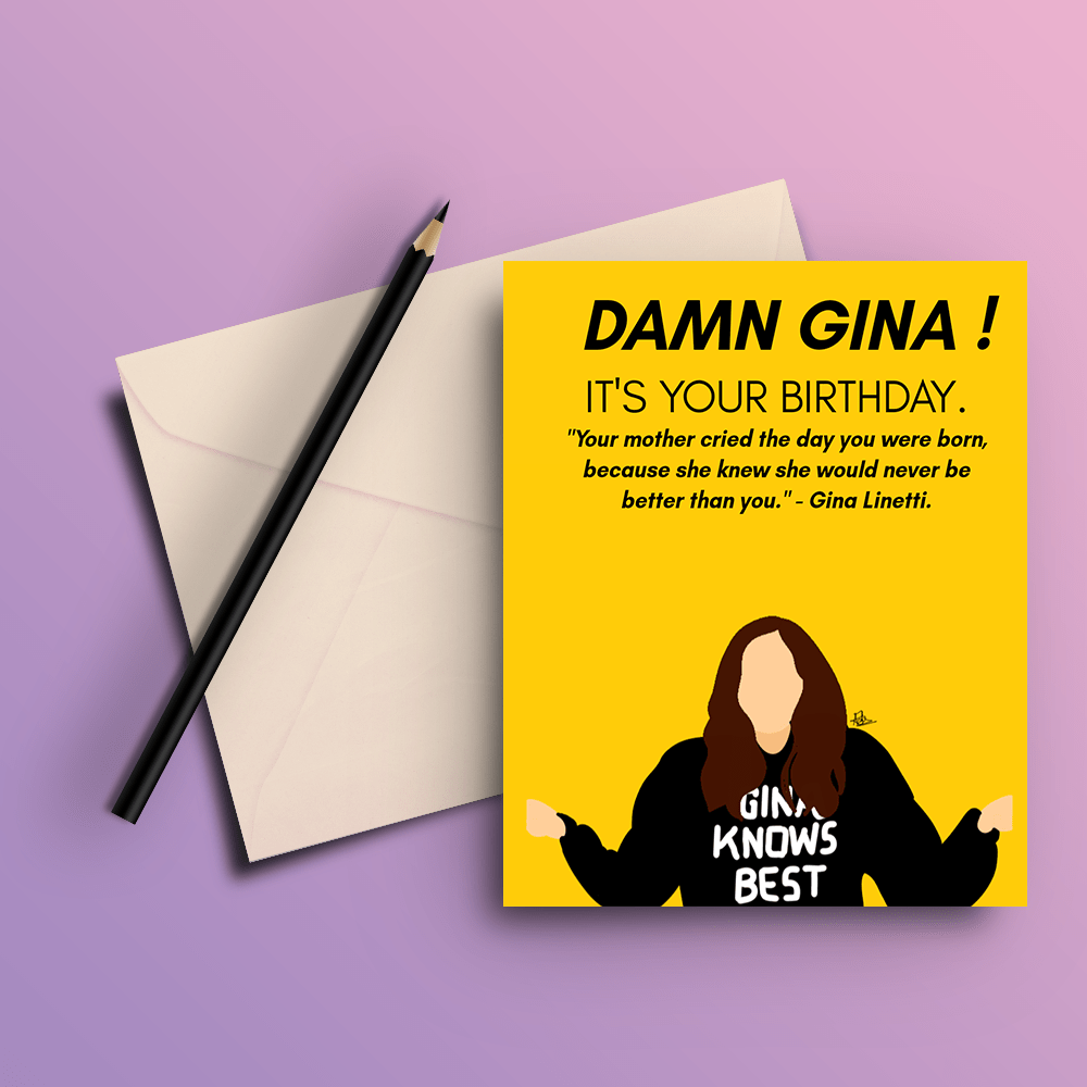 Gina Brooklyn 99 Card - ThePeppyStore