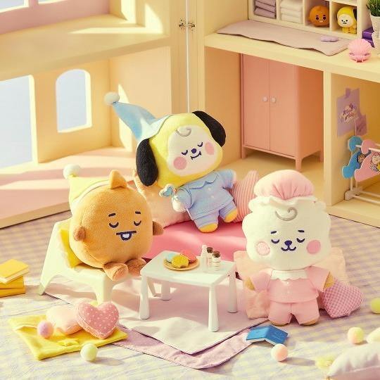 BT21 Plushies - Dreamy - 12 cm ( Choose From Drop Down) - ThePeppyStore