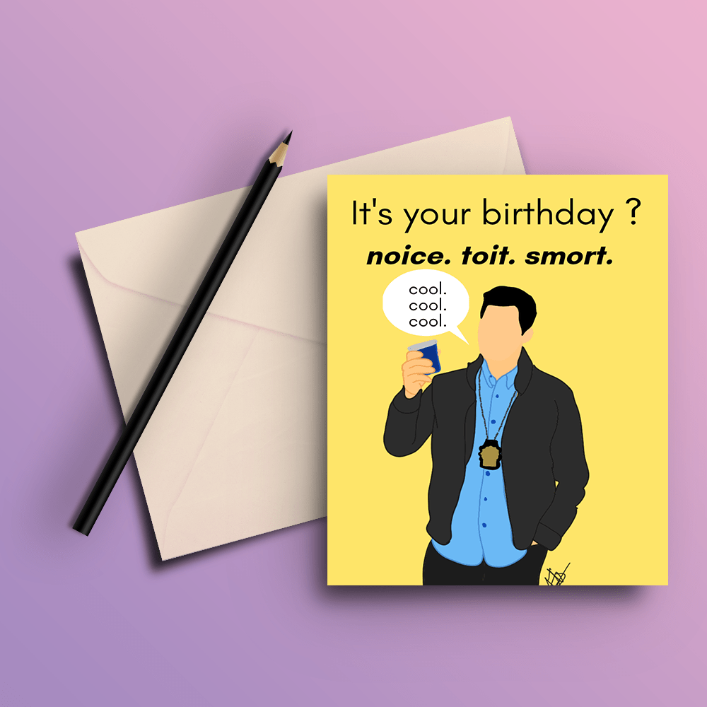 Quirky Jake Quote - Brooklyn 99 Card - ThePeppyStore