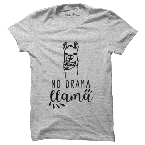 No Drama Llama T-shirt - ThePeppyStore
