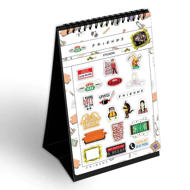 Friends Themed Desk Calendar 2023 - With Sticker Sheet - ThePeppyStore