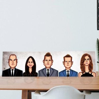 The Suits Wall Art - ThePeppyStore