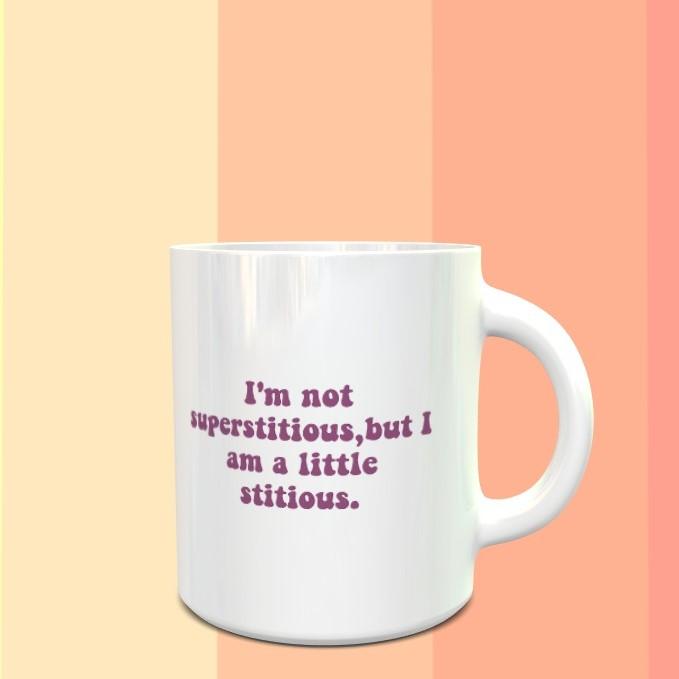 I'm Not Superstitious The Office Mug - ThePeppyStore