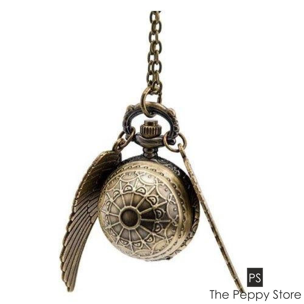 Vintage Pocket Watch With Chain